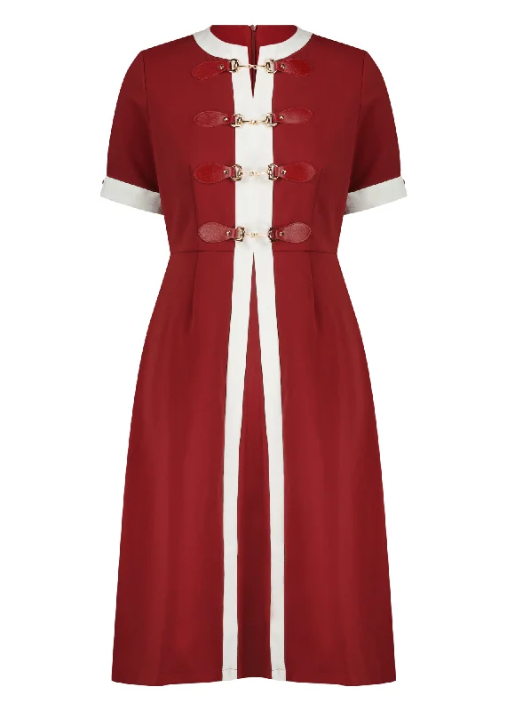 Grace Dress Burgundy