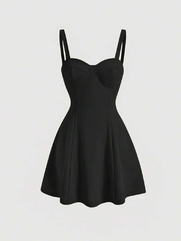 NYE Preppy Night Out Black Dress