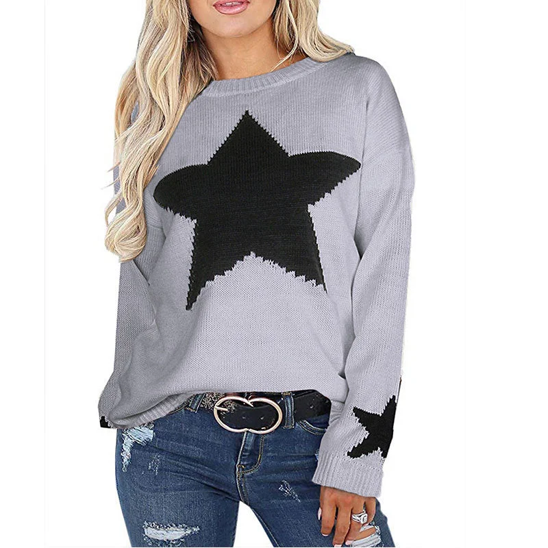 Autumn And Winter New Women's Sweater Loose Idle Pullover Knitting Base Shirt Spot Goods