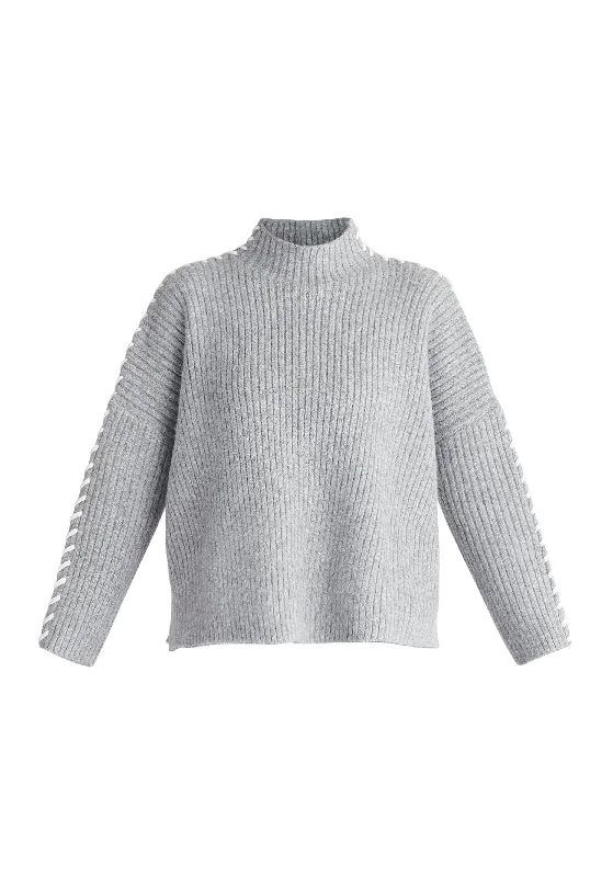 Contrast Whipstitch Jumper