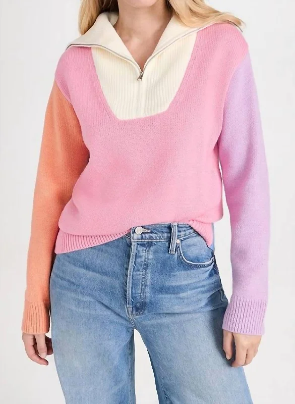 Cozy Colors Pullover In Multi