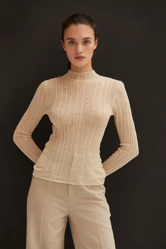 Dane Sheer Knit Top