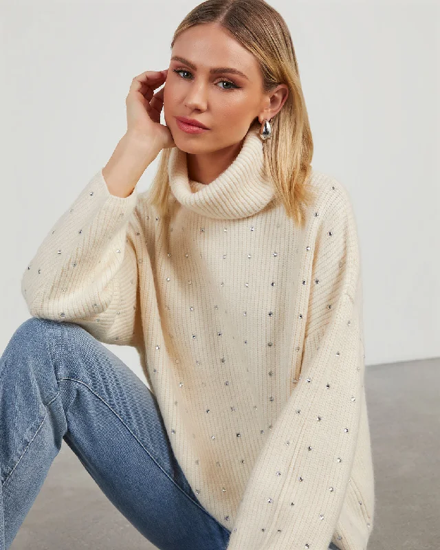 Ellery Embellished Turtleneck Sweater