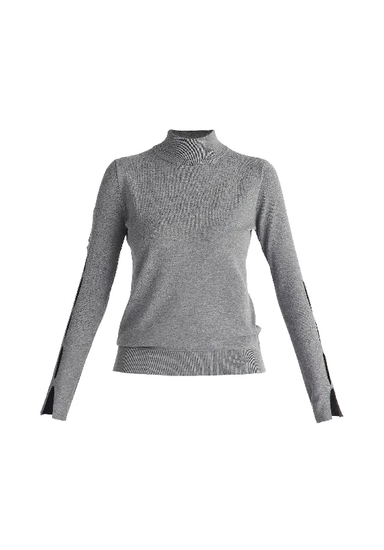 Knitted Cut Out Sleeve Top