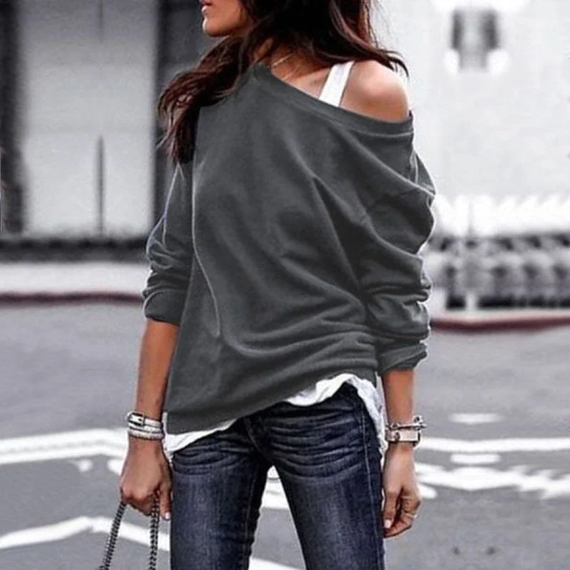 Women's Casual Trendy Fashion Round Neck Sweaters