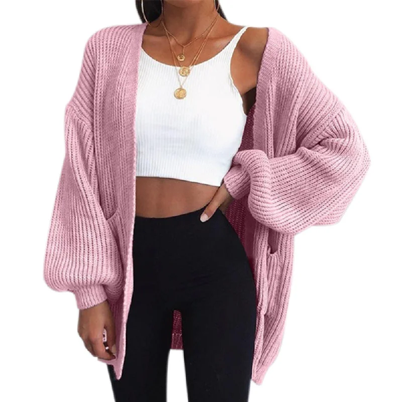 Women's Solid Color Loose Mid-length Price Sweaters