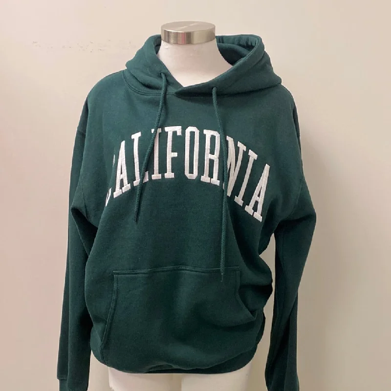 California Oversized Hoodie-Hunter Green