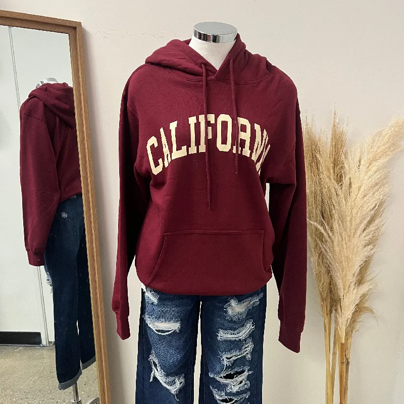 California Sweater -Burgundy