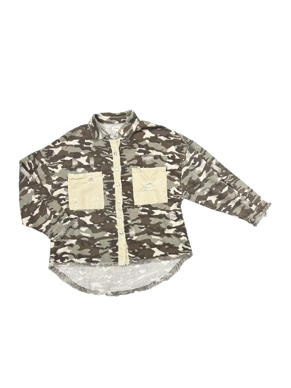 Jacket Other By Pol In Camouflage Print, Size: S