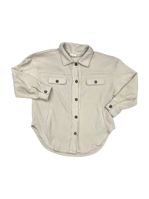 Jacket Shirt By La Miel In Beige, Size: S