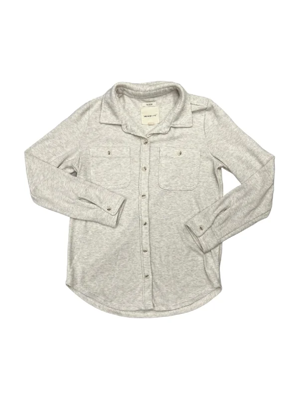 Jacket Shirt By Thread And Supply In Cream, Size: S