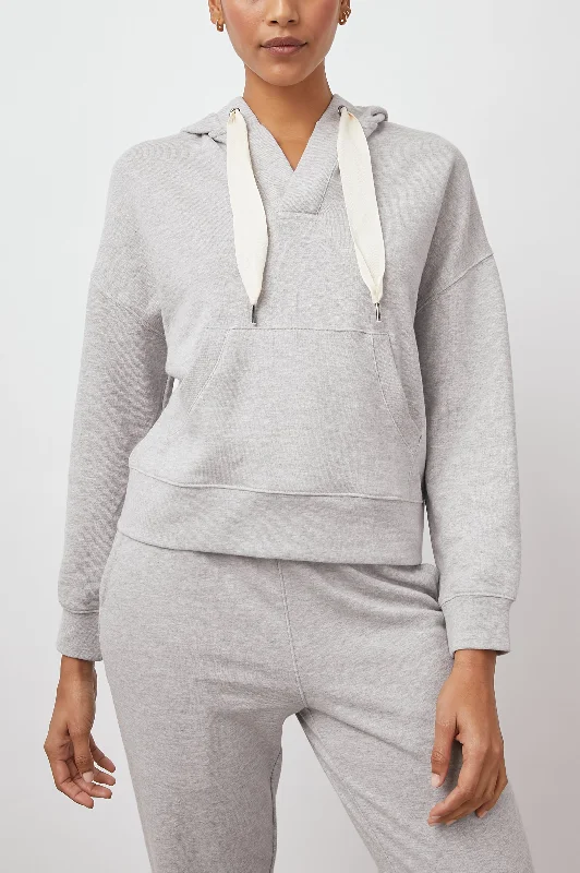 ADLEY HOODIE - HEATHER GREY