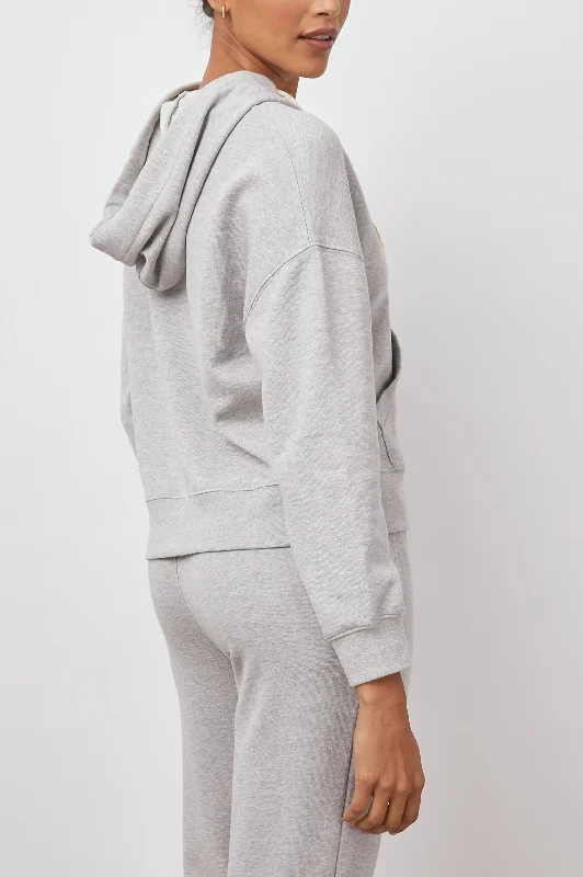 ADLEY HOODIE - HEATHER GREY