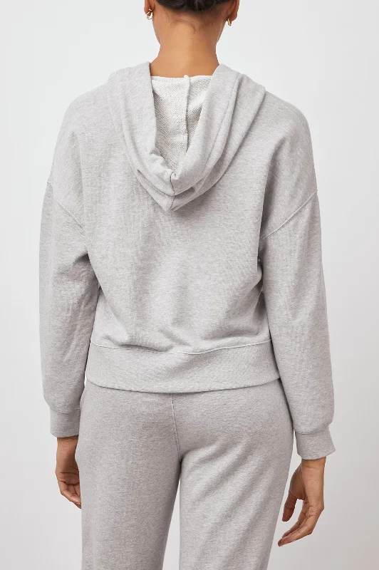 ADLEY HOODIE - HEATHER GREY