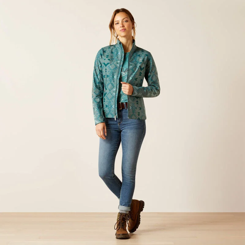 Ariat Women's Team Softshell Pinewood Print Jacket