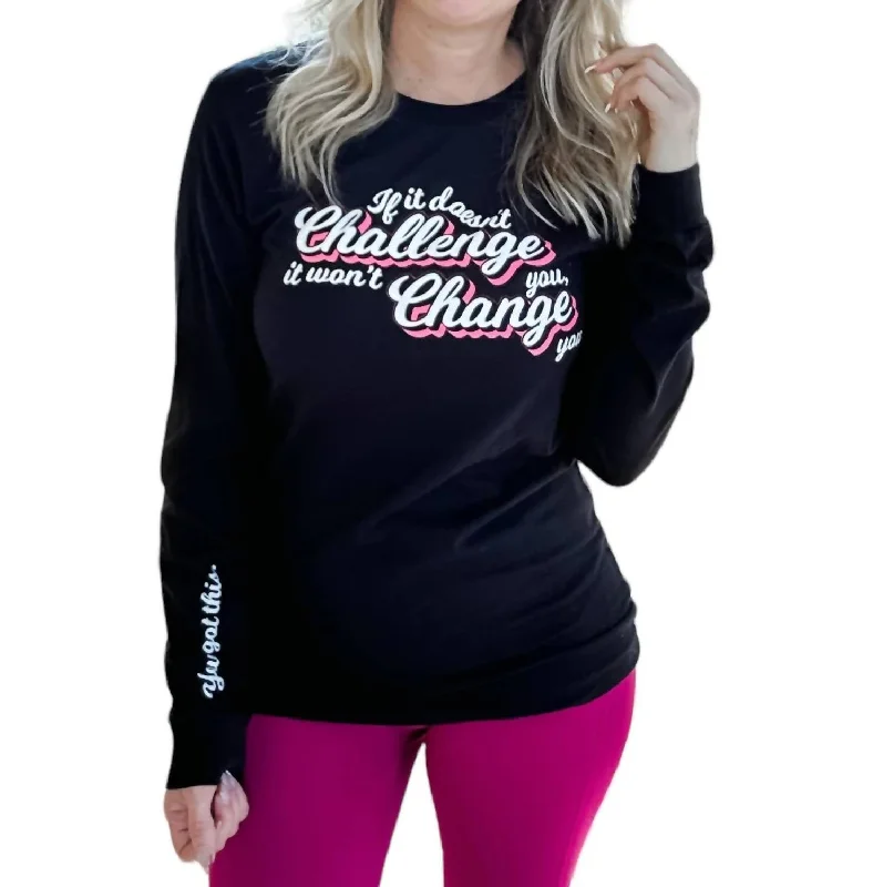 Challenge Sweater In Black