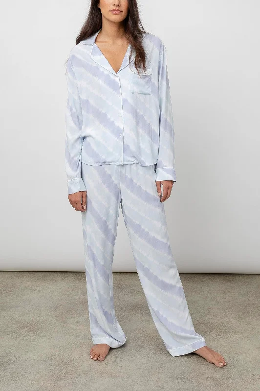 CLARA PAJAMA SET - CLOUD MIST TIE DYE