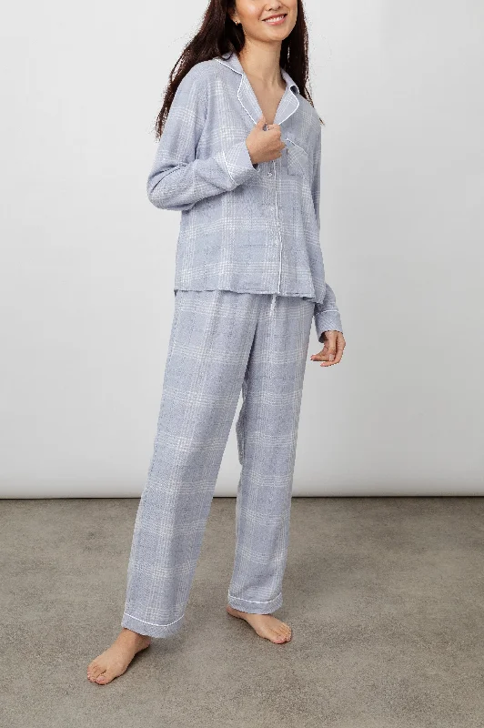 CLARA PAJAMA SET - SKY IVORY MIDNIGHT