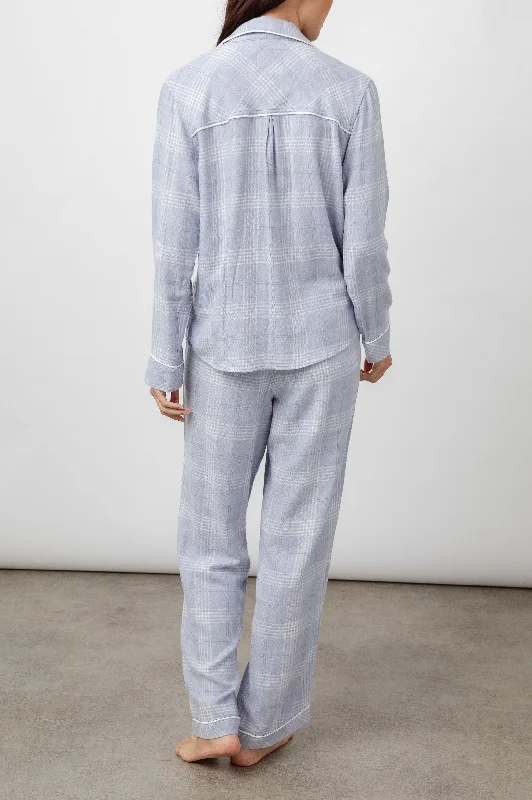 CLARA PAJAMA SET - SKY IVORY MIDNIGHT