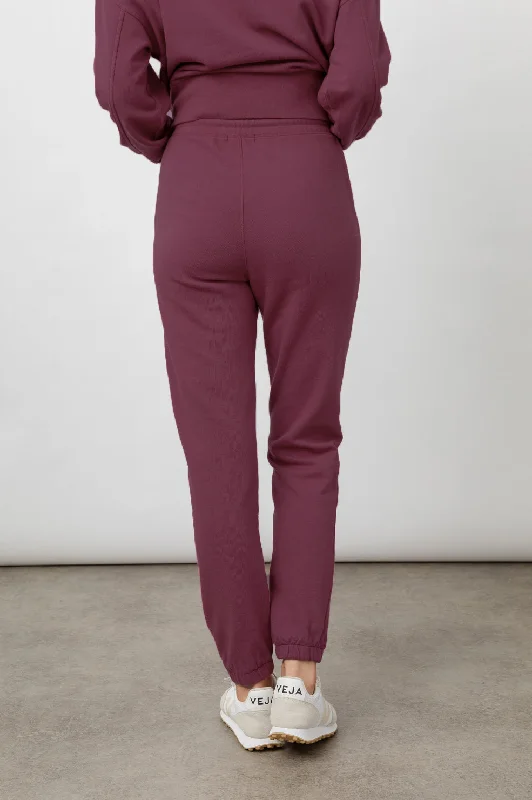 KINGSTON SWEATPANT - CRANBERRY