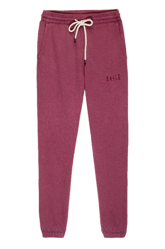 KINGSTON SWEATPANT - CRANBERRY