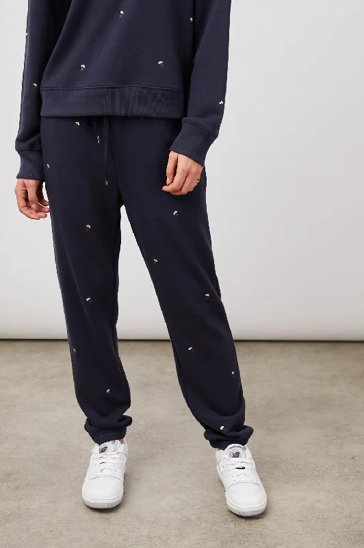 KINGSTON SWEATPANT - NAVY BUDS