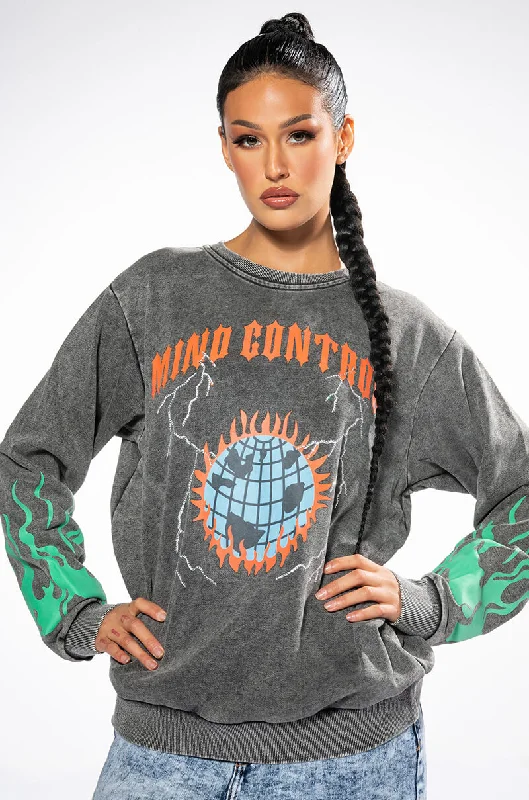 MIND CONTROL CREWNECK SWEATSHIRT