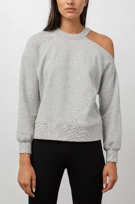 QUINCY SWEATSHIRT - HEATHER GREY