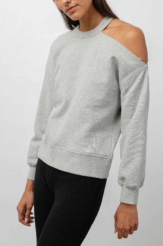 QUINCY SWEATSHIRT - HEATHER GREY