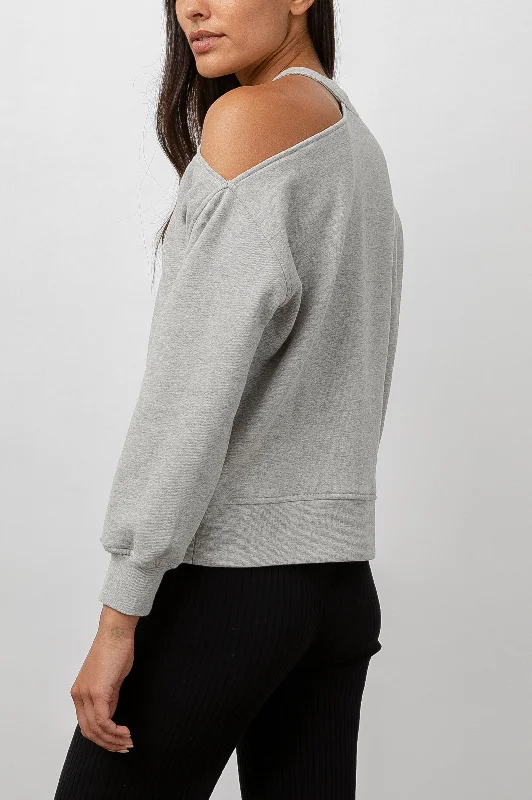 QUINCY SWEATSHIRT - HEATHER GREY