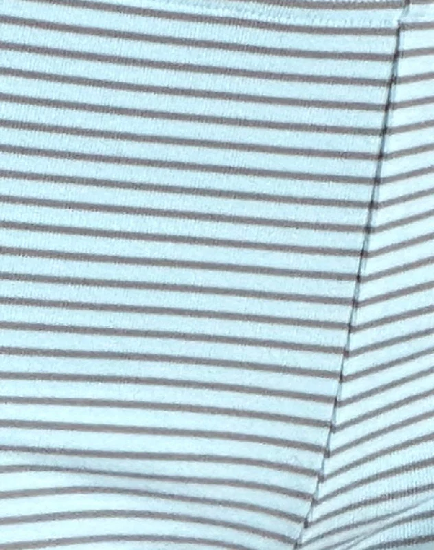 Sera Short in Blue and Grey Jersey Stripe