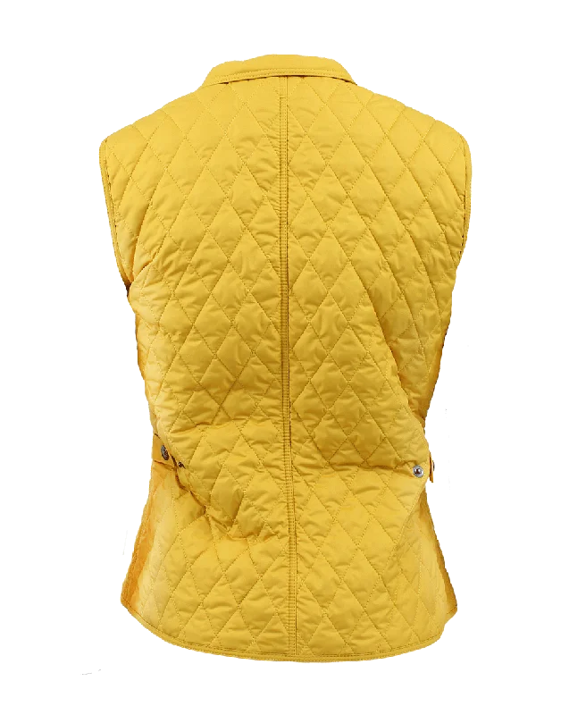 Yellow Quilt Weskit Vest