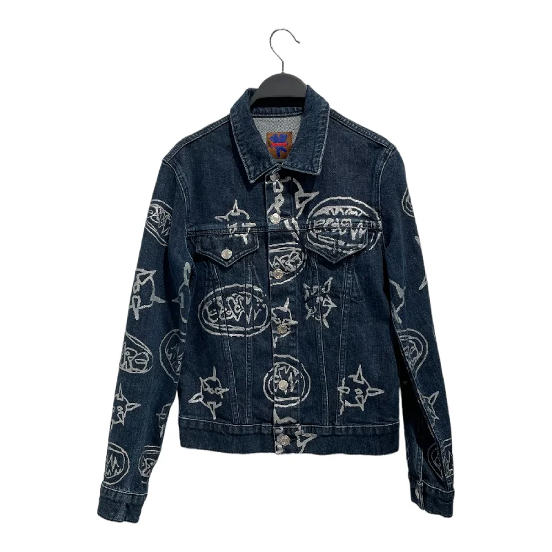 HEAVNBYMARCJACOBS/Denim Jkt/S/Denim/NVY/SILVER DESIGN