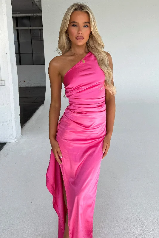 Elianna Maxi Dress - Hot Pink