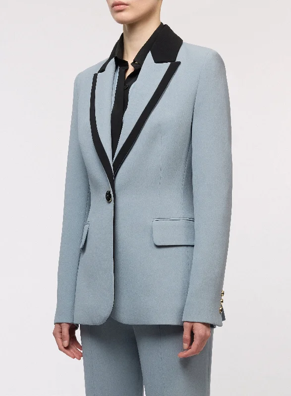 Tailored Crepe Blazer