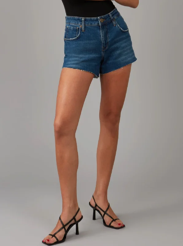 LIANA-RMN High Rise Shorts - Rugged Midnight