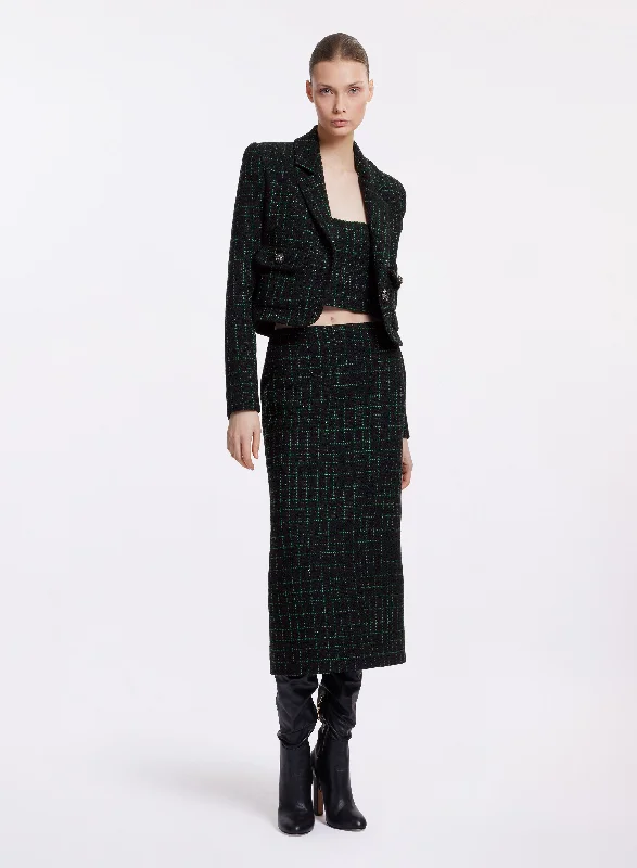 Sequin Tweed Matrix Jacket