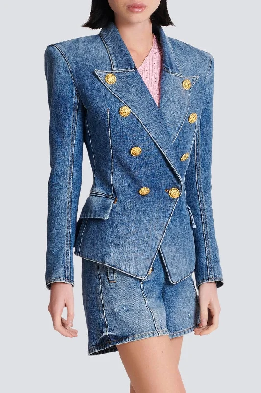 Brittia Button Denim Jacket