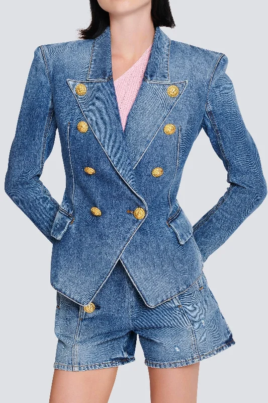 Brittia Button Denim Jacket