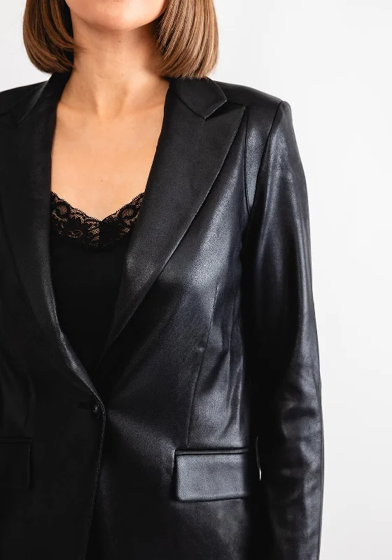 Eva Kayan Single Breasted Blazer, Black