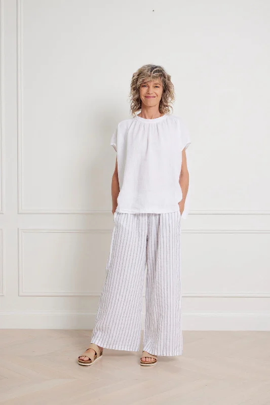 Frederic Striped Linen Pant