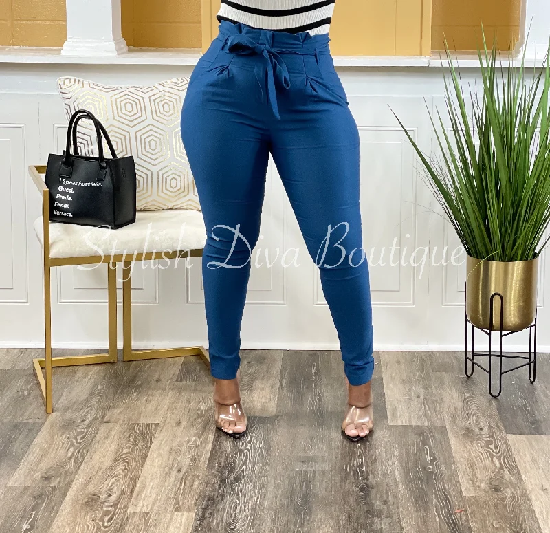 Luxe Diva Pants (Teal)