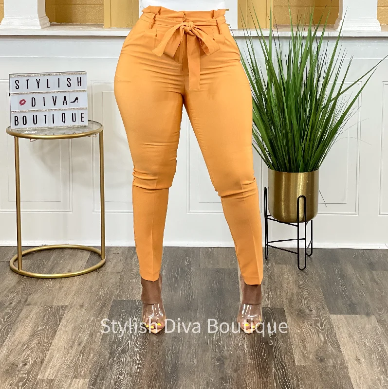 New Luxe Diva Pants (Mango)