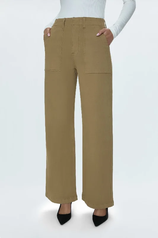 Nicole Wide Leg Pant - Khaki