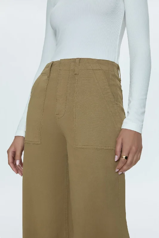 Nicole Wide Leg Pant - Khaki