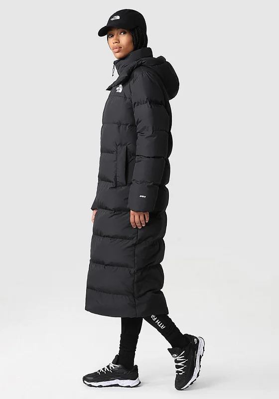 The North Face Womens Triple C Parka Long Coat, Black