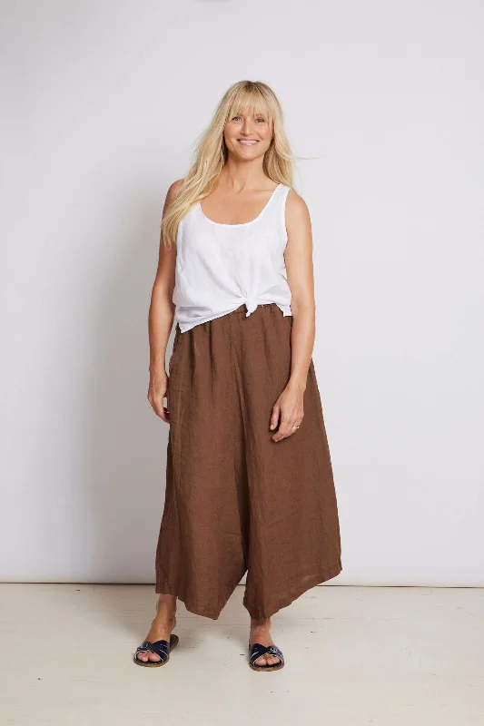 Holly Wide Leg Linen Pants