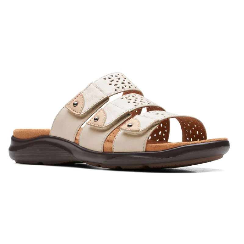 Clarks Kitly Walk White Sandal (Women's)