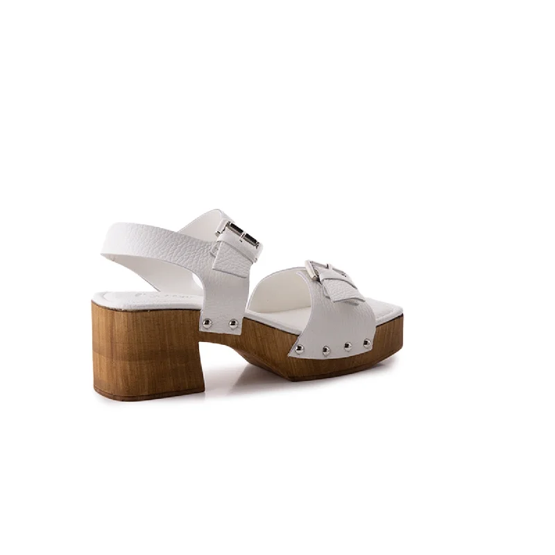 Tiril White Leather