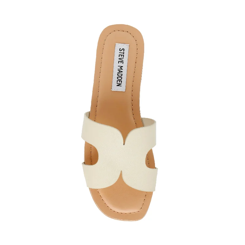 Zarnia Sandal BONE LEATHER